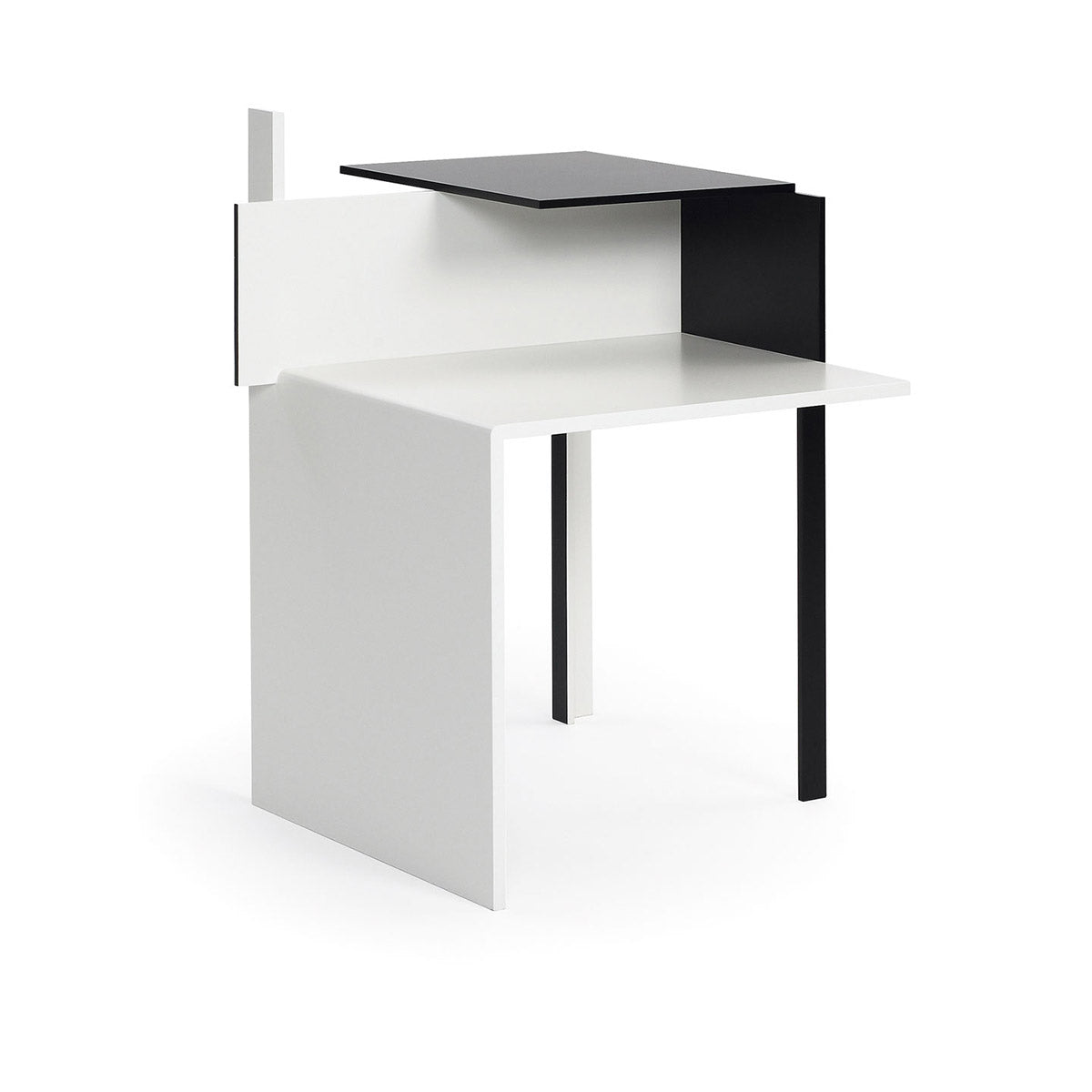 Eileen Gray De Stijl Table | Black and White Lacquer