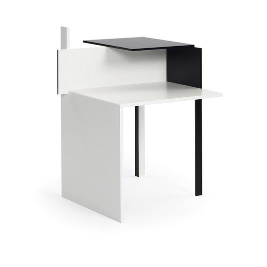 Eileen Gray De Stijl Table | Black and White Lacquer