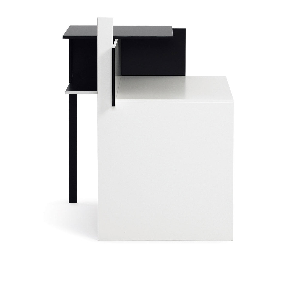 Eileen Gray De Stijl Table | Black and White Lacquer