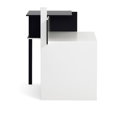 Eileen Gray De Stijl Table | Black and White Lacquer