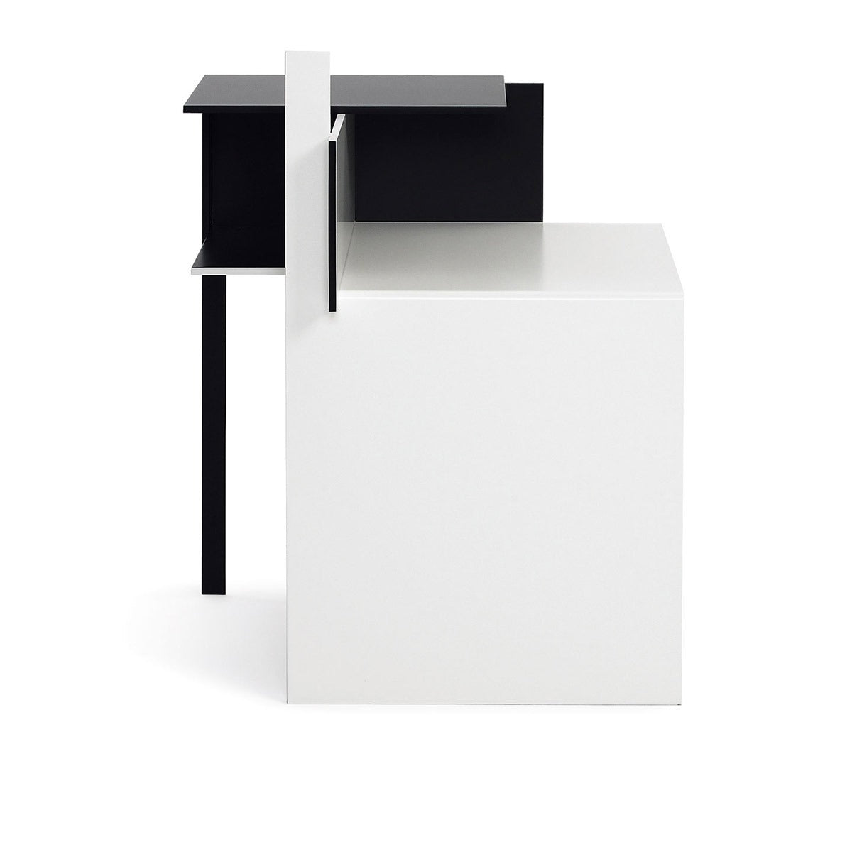 Eileen Gray De Stijl Table | Black and White Lacquer