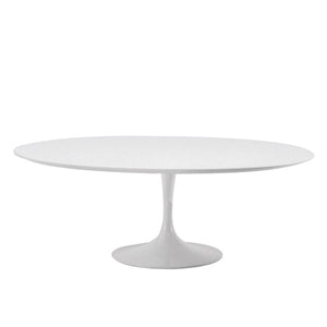Saarinen Coffee Table 107cm | White Laminate Top