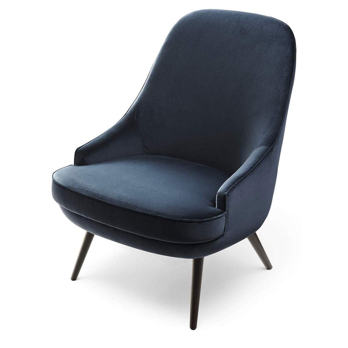 376 High Back Armchair | Grey Brown Lucia Fabric 7681