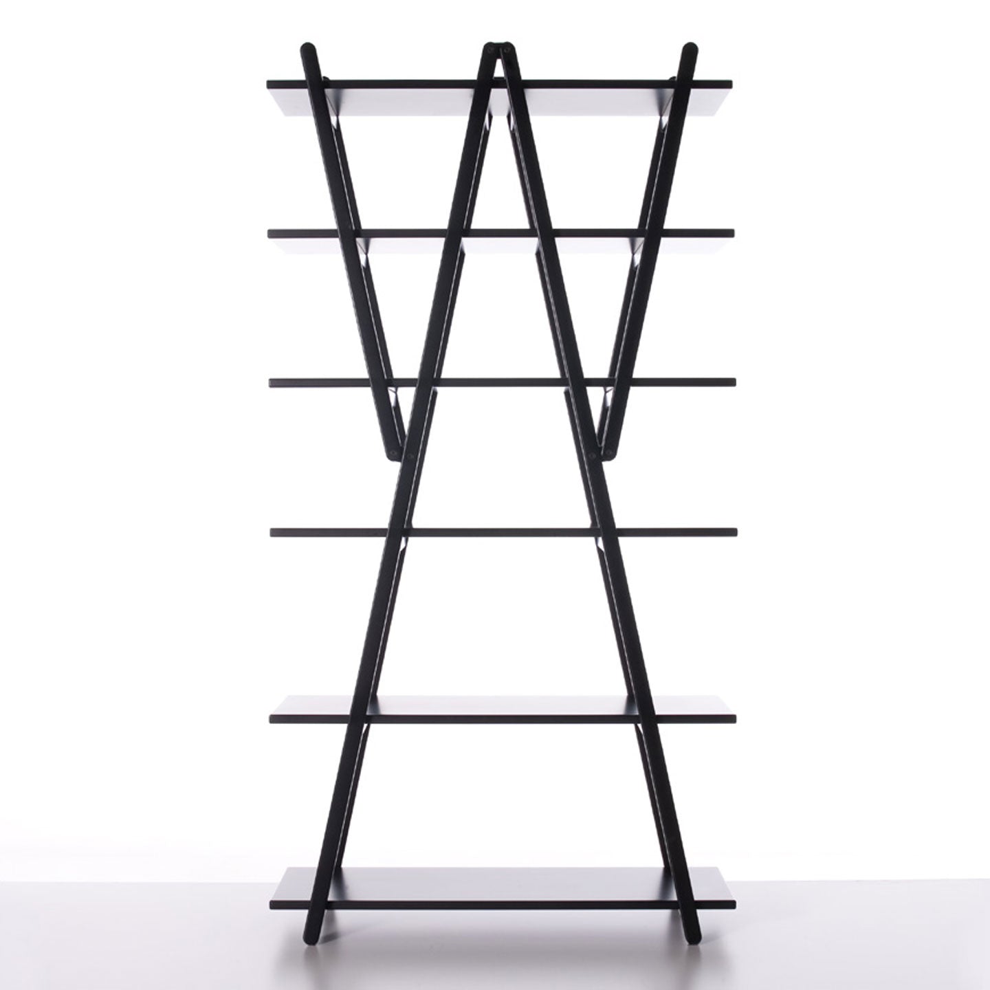 Nuvola Rossa Bookcase | Black Lacquer