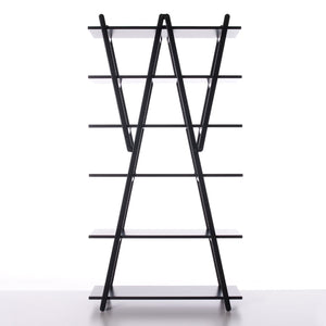 Nuvola Rossa Bookcase | Black Lacquer