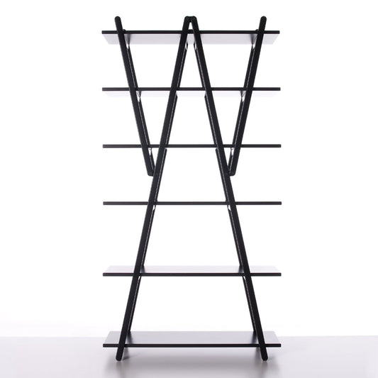 Nuvola Rossa Bookcase | Black Lacquer