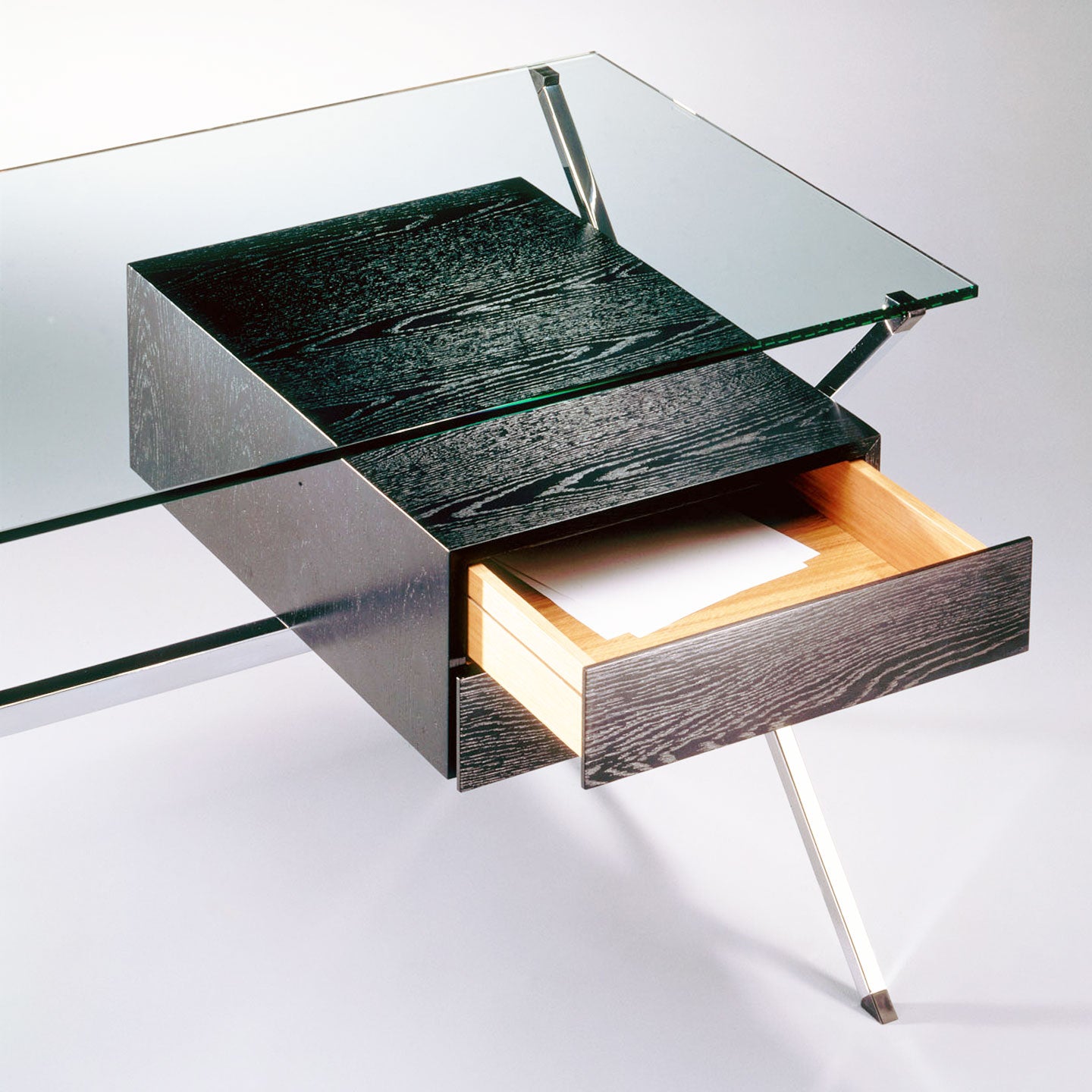 Albini Desk | Black Stained Oak