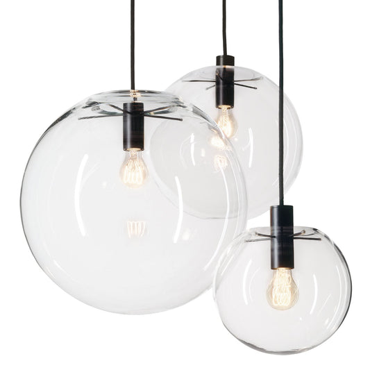 Selene Pendant 45cm | Black Lamp Fitting