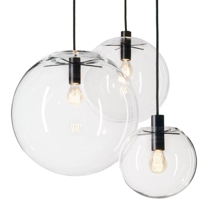 Selene Pendant 30cm | Black Lamp Fitting