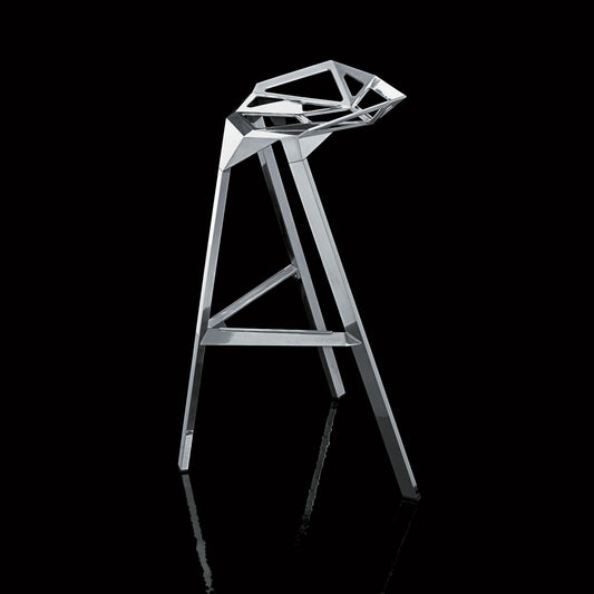 Stool One | White Seat and Legs
