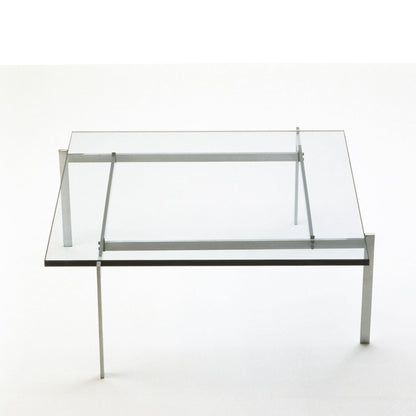 PK61 Occassional Table | Grey White Rolled Granite Top