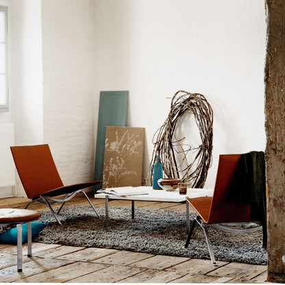 PK61 Occassional Table | Grey White Rolled Granite Top