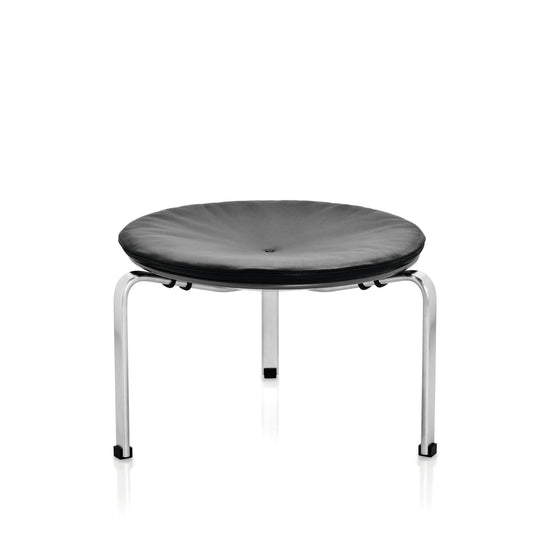 PK33 Stool | Classic Black Leather