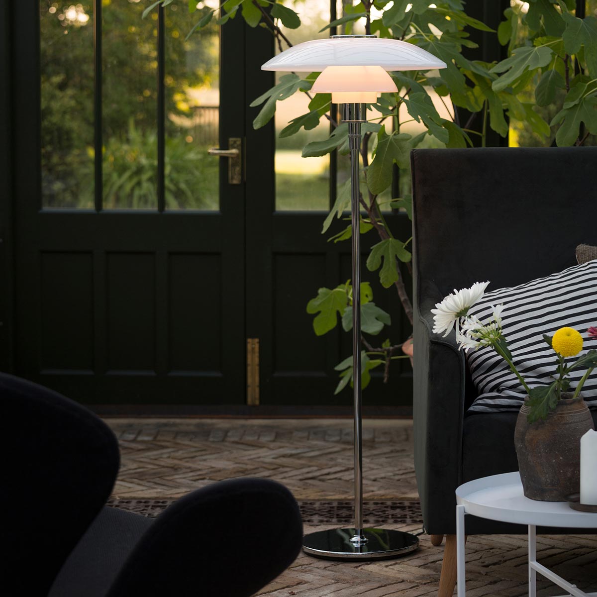 PH 4.5-3.5 Floor Lamp | Opaline Glass
