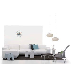 Metal Side Table Small | White High-Gloss