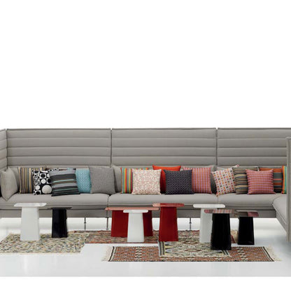 Metal Side Table Medium | White High-Gloss