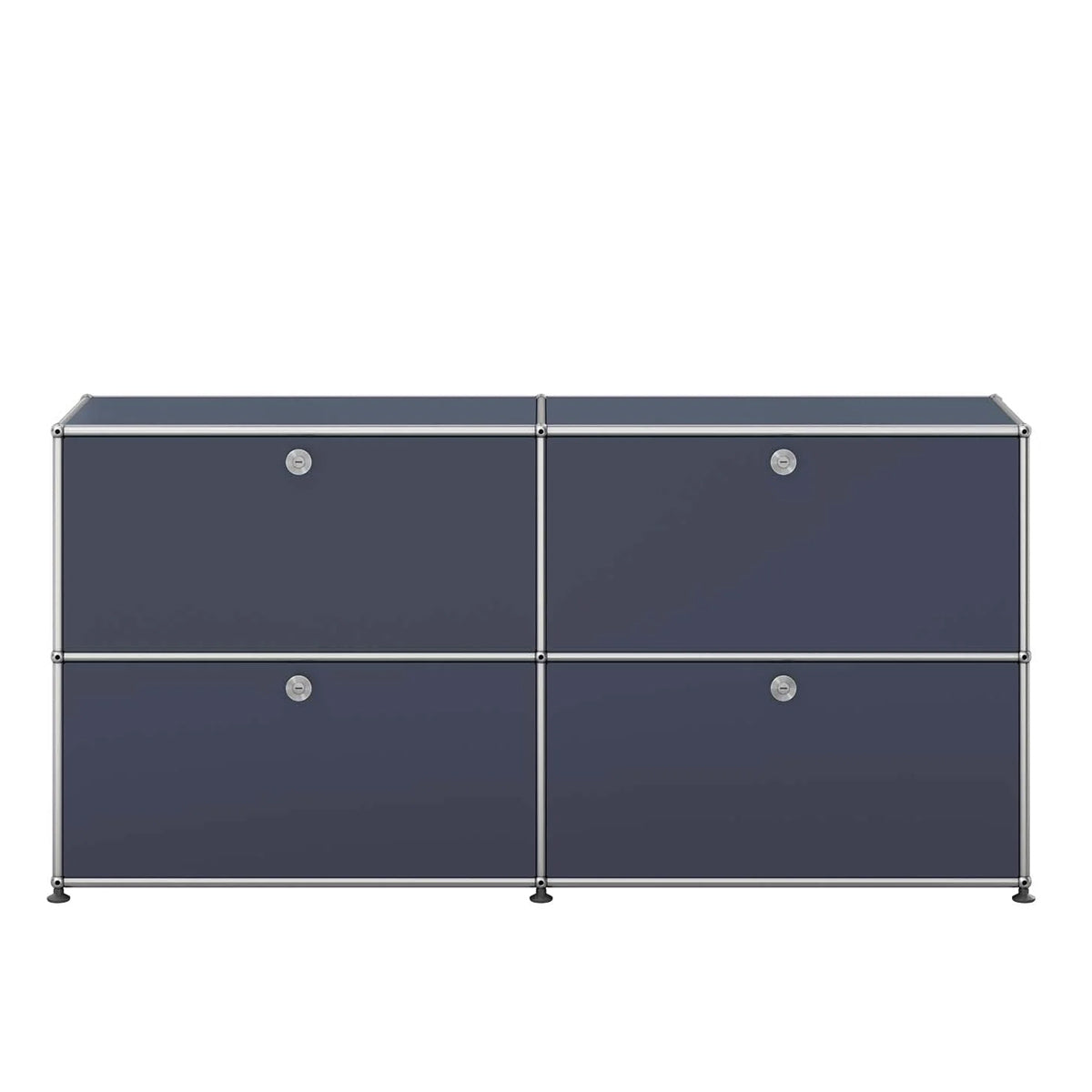 USM 4 Door Sideboard | Anthracite Lacquer Panels