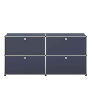 USM 4 Door Sideboard | Anthracite Lacquer Panels
