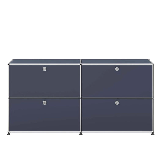 USM 4 Door Sideboard | Anthracite Lacquer Panels