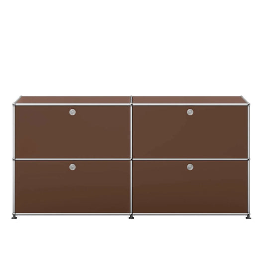 USM 4 Door Sideboard | Brown Lacquer Panels