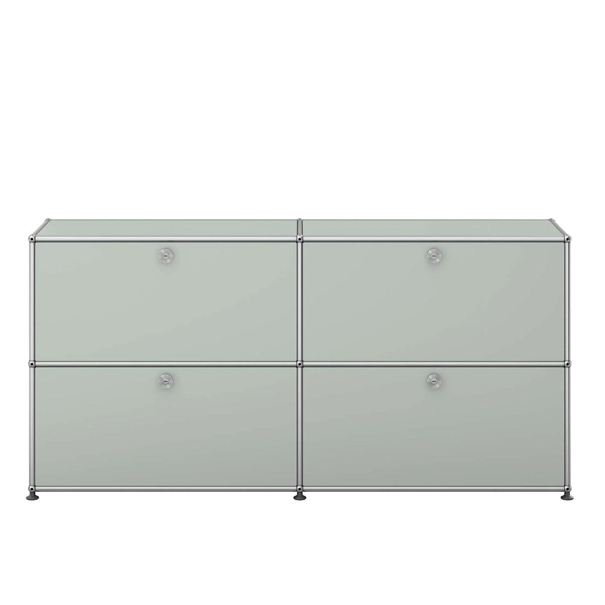 USM 4 Door Sideboard | Light Grey Lacquer Panels