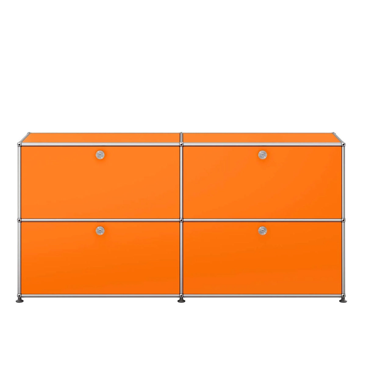 USM 4 Door Sideboard | Orange Lacquer Panels