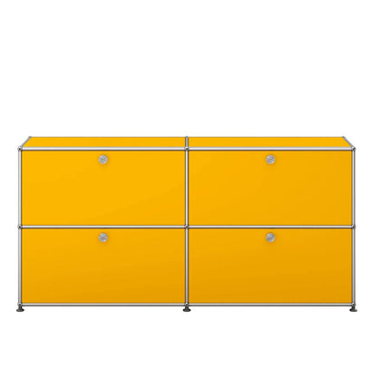 USM 4 Door Sideboard | Golden Yellow Lacquer Panels