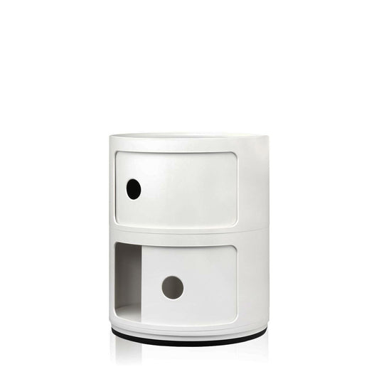Componibili 2 Drawers | White ABS Plastic