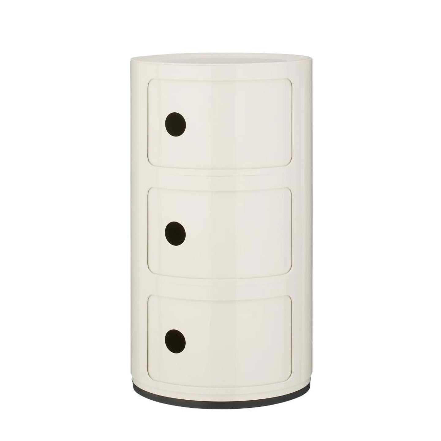 Componibili 3 Drawers | White ABS Plastic