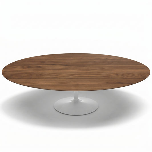Saarinen Oval Dining Table | Walnut Veneer Top - Generated