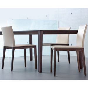 Andoo 1100 Side Chair | Dark Brown 1221 Elen Leather