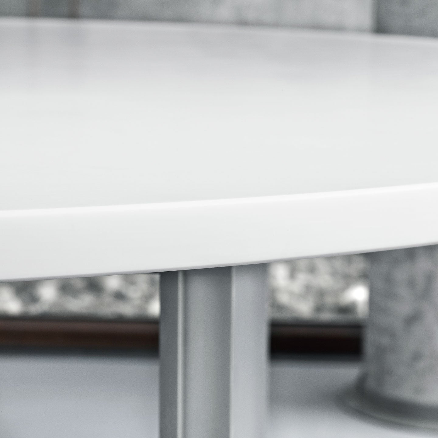 PK58 Table | White Polyester Composite Top