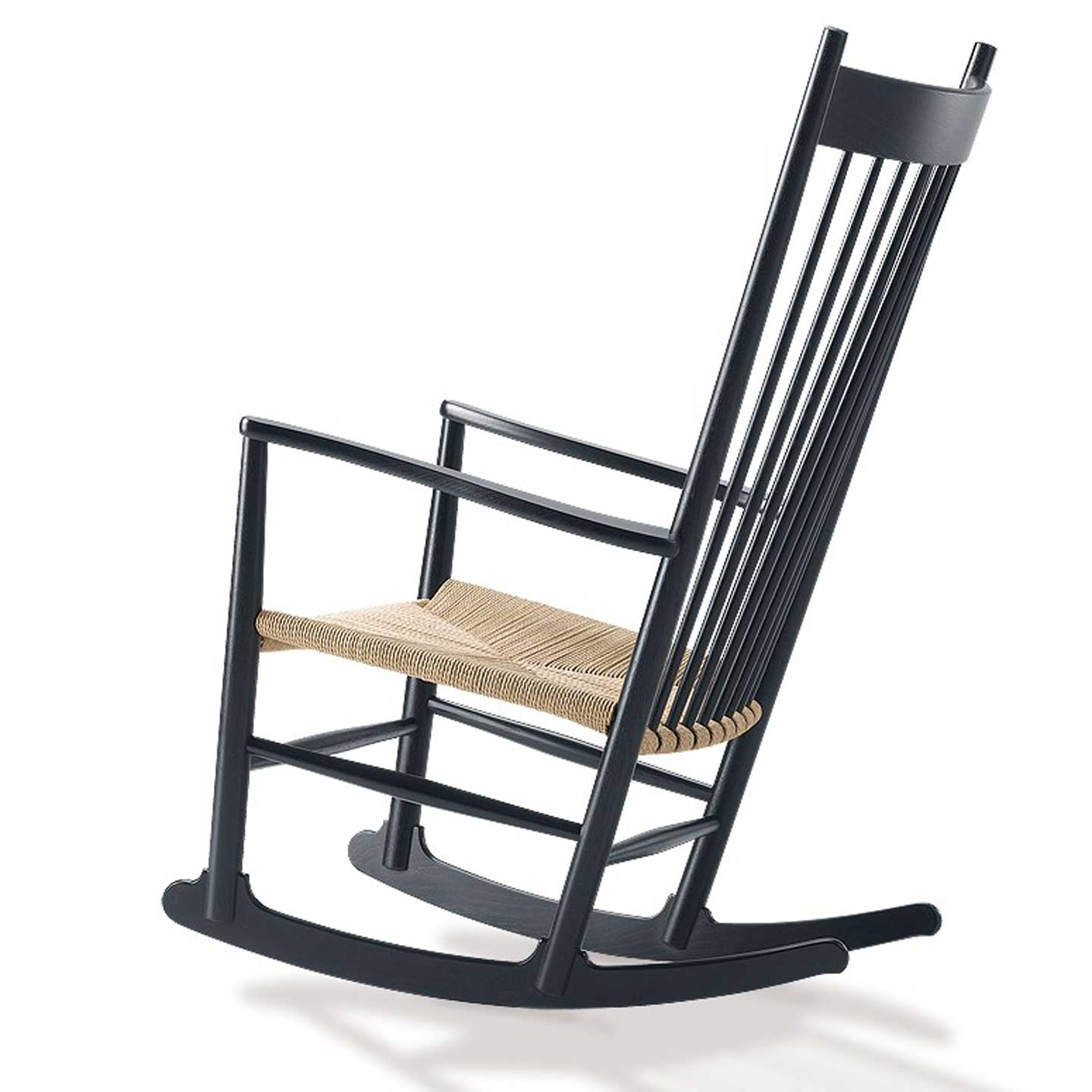 J16 Rocking Chair | Black Lacquered Oak