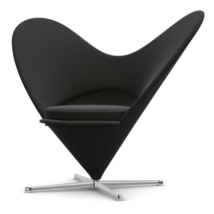 Heart Cone Chair | Black Tonus Wool Fabric
