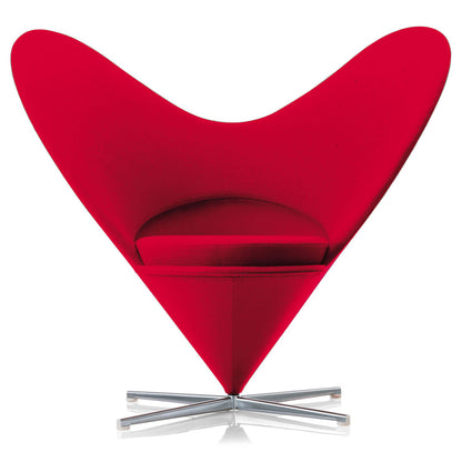 Heart Cone Chair | Red Tonus Wool Fabric