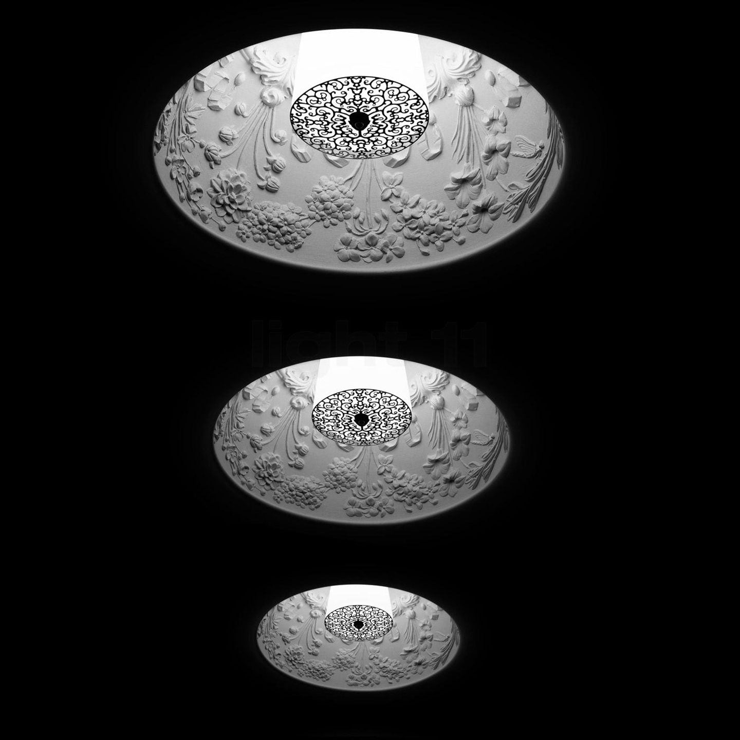 Skygarden S1 Medium Pendant Lamp | Glossy White Outer Shell