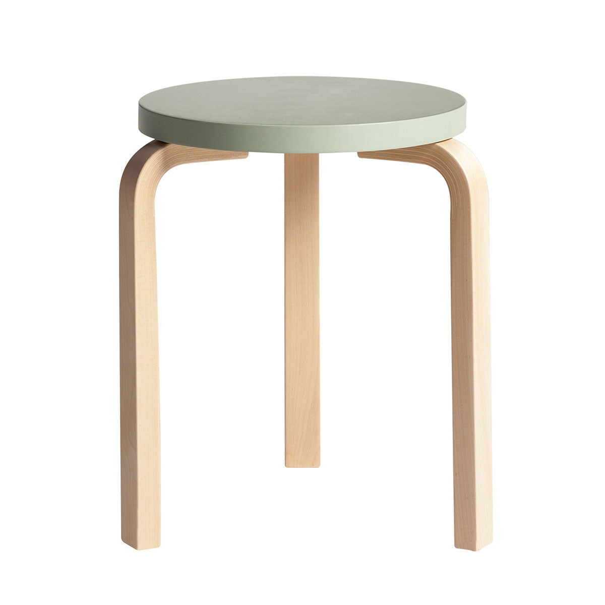 60 Stool | Green Lacquer Seat