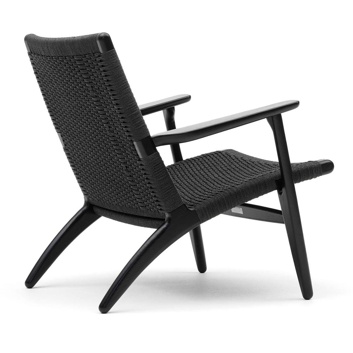 CH25 Chair | Oak Frame Lacquered Black