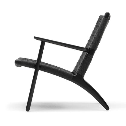 CH25 Chair | Oak Frame Lacquered Black