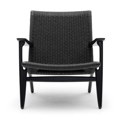 CH25 Chair | Oak Frame Lacquered Black