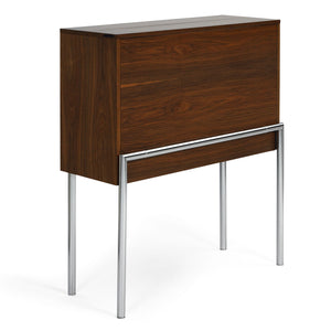 Orcus Writing Desk | Walnut with Leather Interior