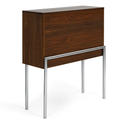 Orcus Writing Desk | Walnut with Leather Interior