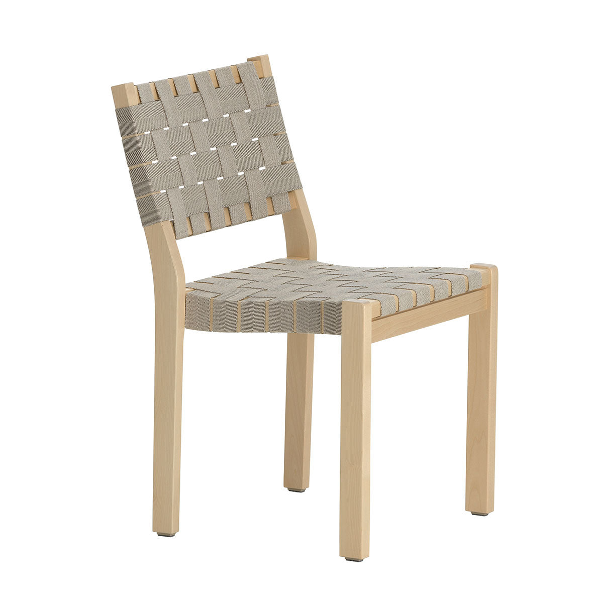 611 Chair | Natural Black Webbing with Birch Frame