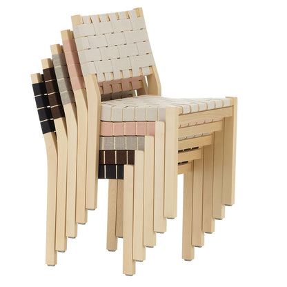 611 Chair | Natural White Webbing with Birch Frame