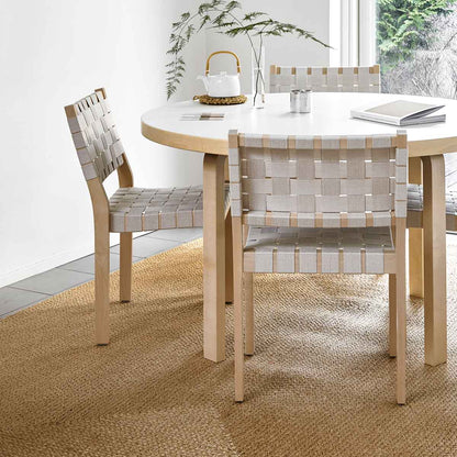 611 Chair | Natural White Webbing with Birch Frame