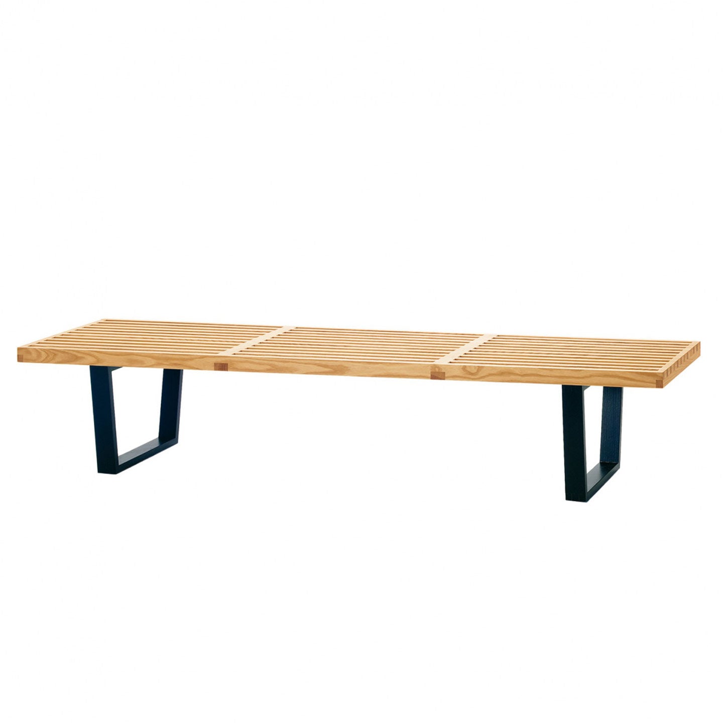 Nelson Bench 1837mm | Natural Ash Slatted Top