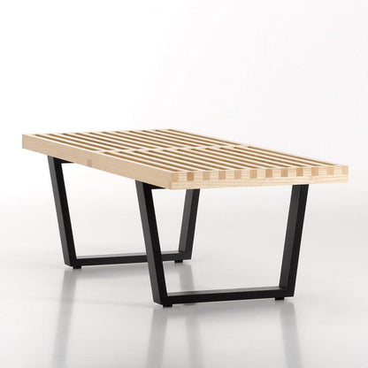 Nelson Bench 1837mm | Natural Ash Slatted Top