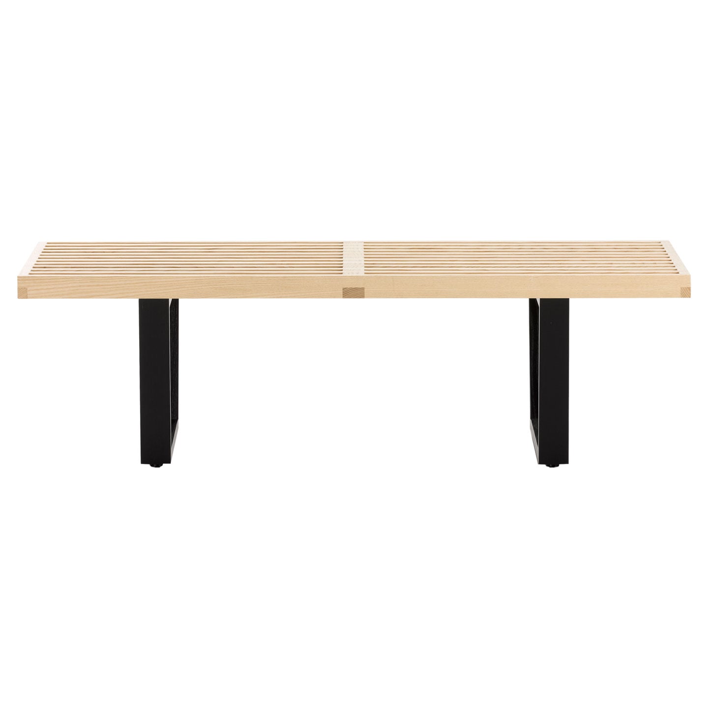 Nelson Bench 1837mm | Natural Ash Slatted Top