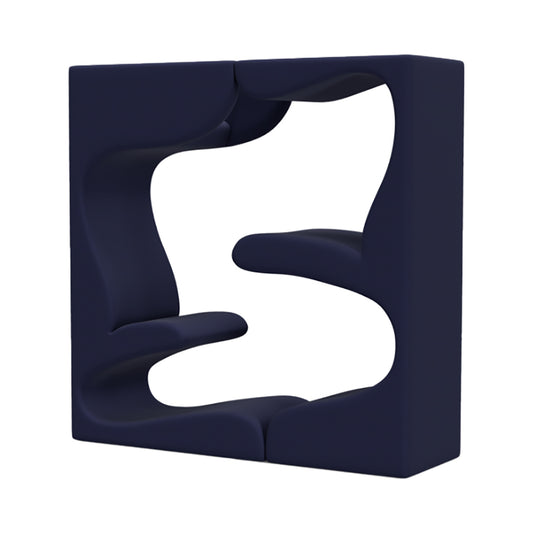 Living Tower | Matt Blue Tonus Wool Upholstery
