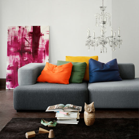 Alphabet Sofa PL210-3 | Fame 60078 Steel Grey Upholstery